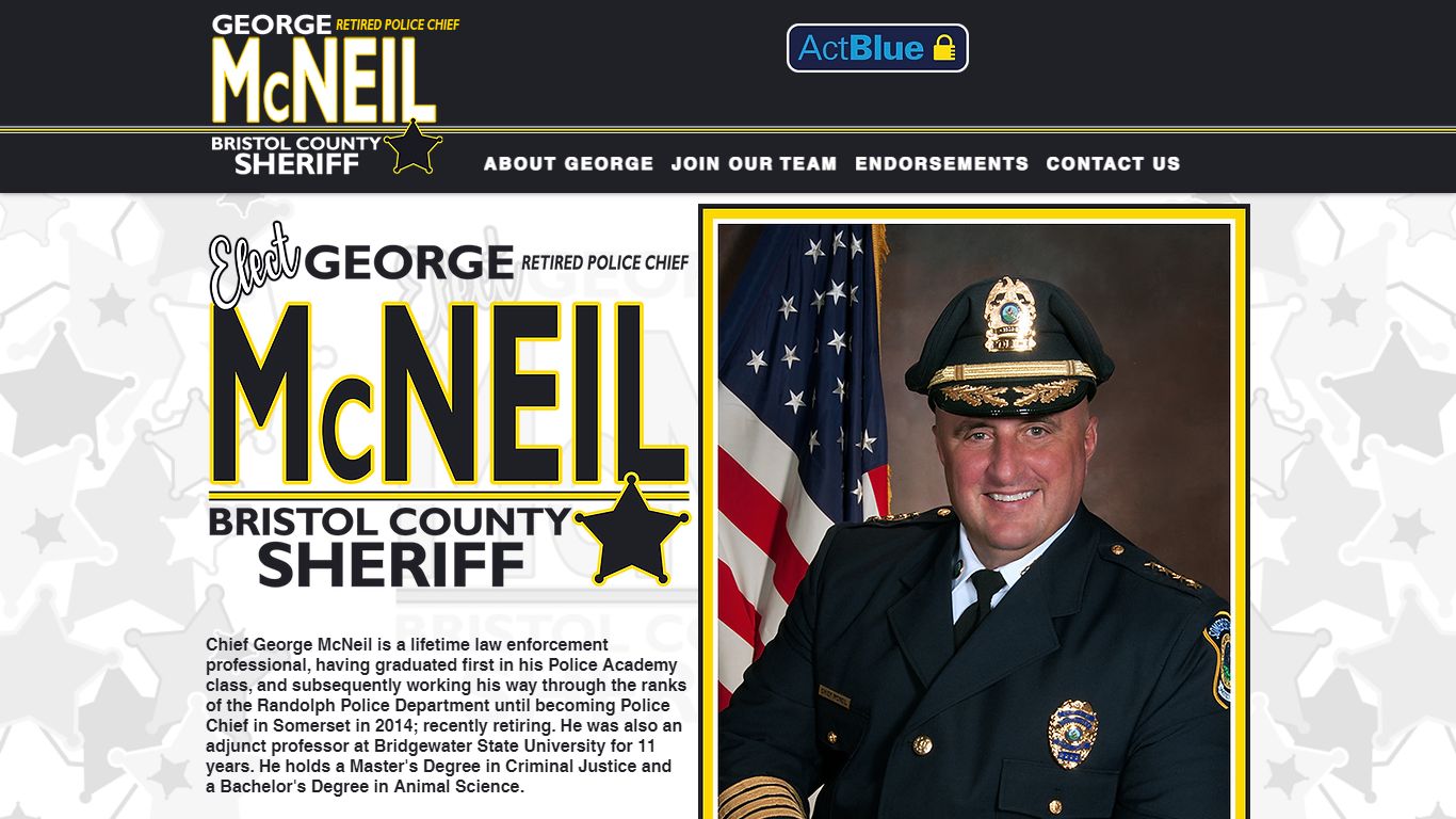 George McNeil | Bristol County Sheriff | McNeil Committee | Massachusetts